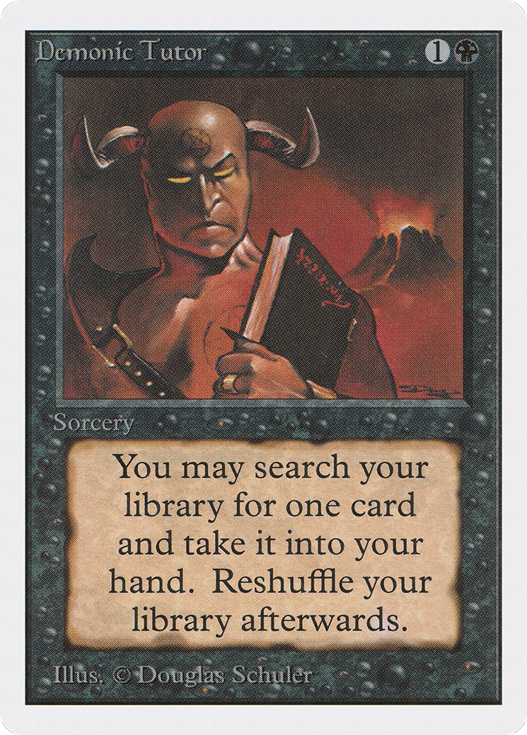 Demonic Tutor (2ED-) - Unlimited Edition