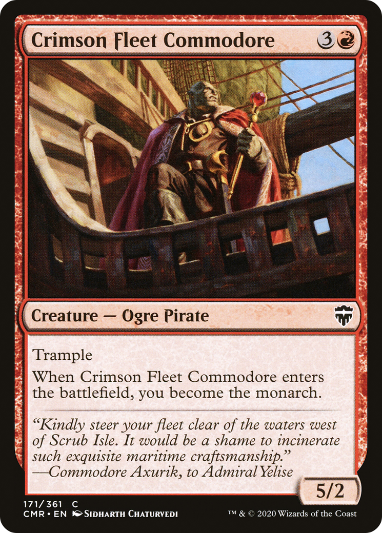 Crimson Fleet Commodore (CMR-171) - Commander Legends Foil