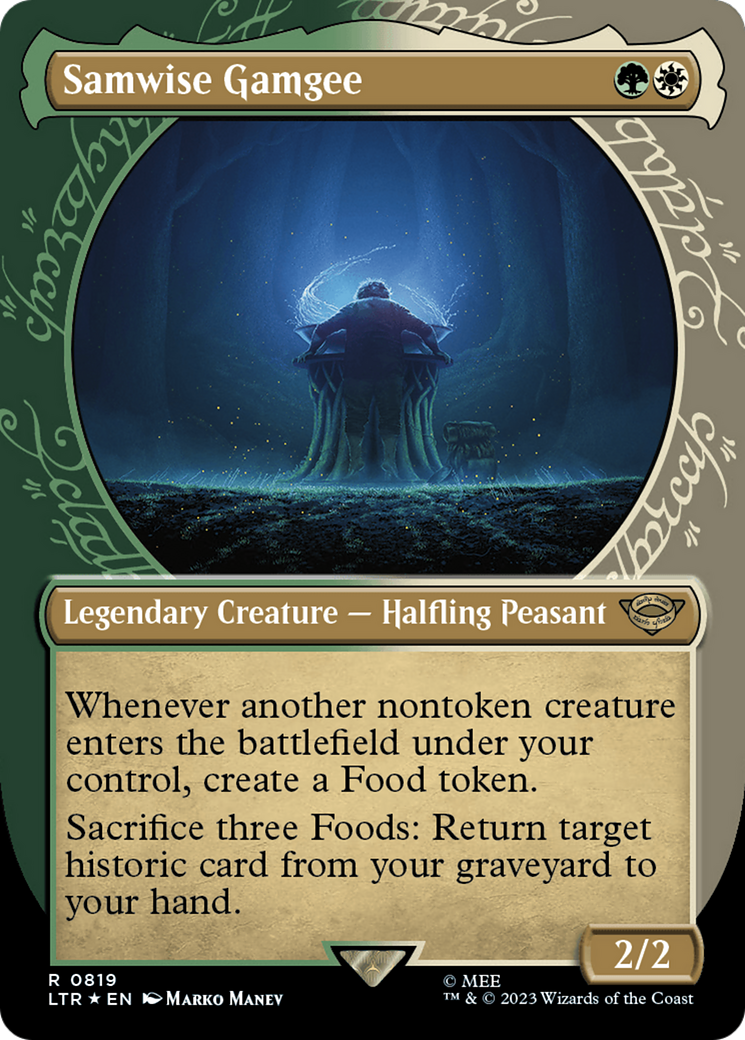 Samwise Gamgee (Showcase) (Surge Foil) (819) (LTR)