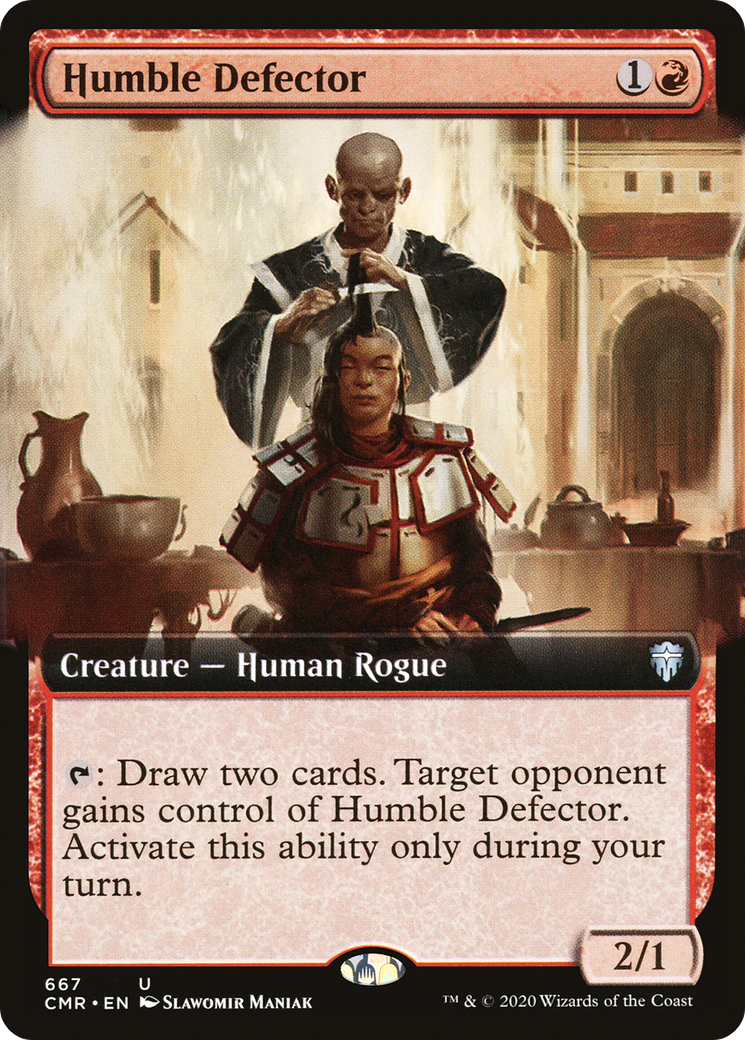 Humble Defector (Extended Art) (CMR-667) - Commander Legends: (Extended Art)