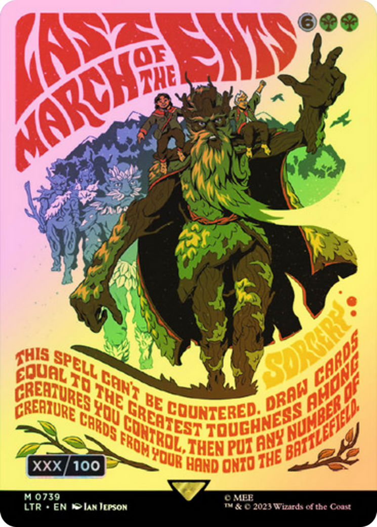 Last March of the Ents (Borderless Poster) (Serial Numbered) (739) (LTR)