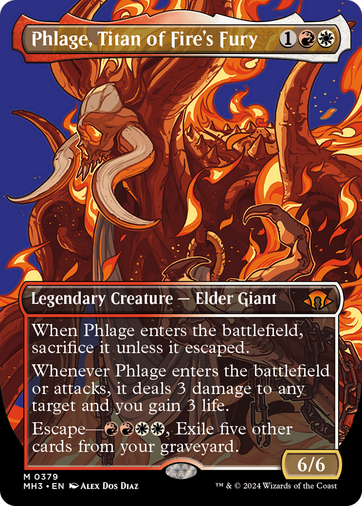 Phlage, Titan of Fire's Fury (Borderless) (379) (MH3)