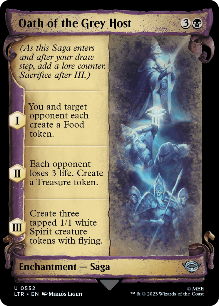 Oath of the Grey Host (Showcase Scrolls) (552) (LTR)