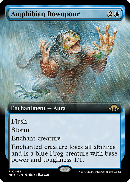 Amphibian Downpour (Extended Art) (449) (MH3)