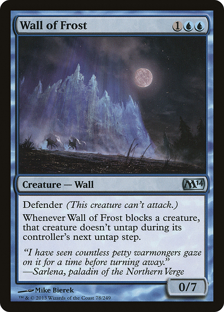 Wall of Frost (78) (M14)