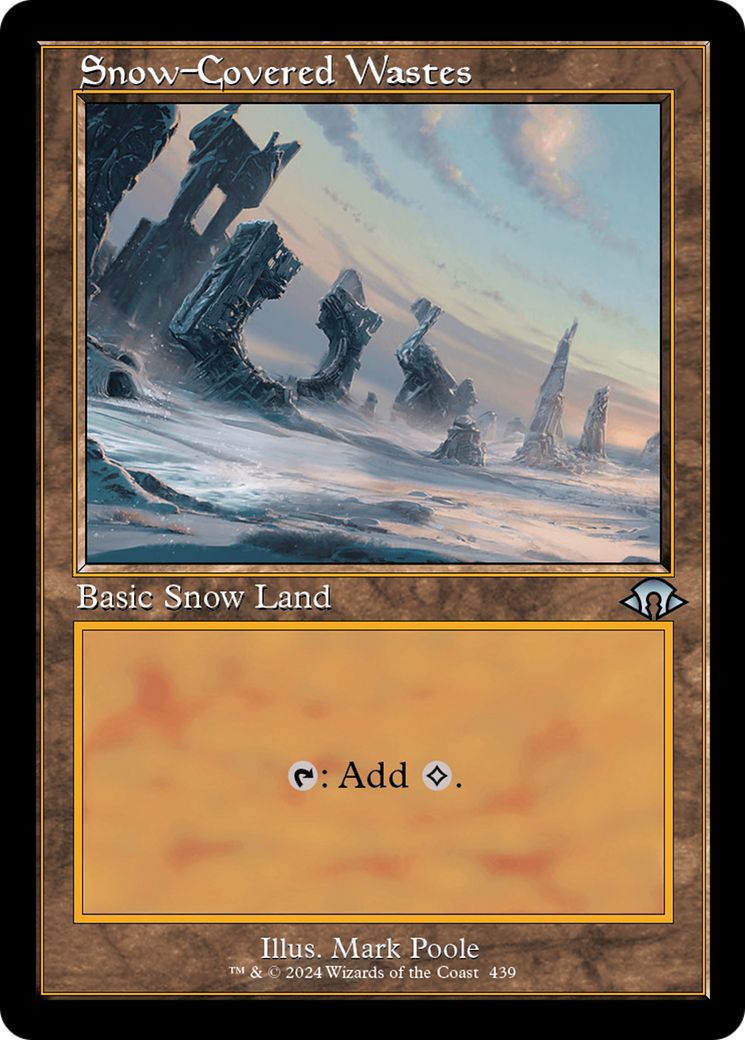 Snow-Covered Wastes (Retro Frame) (439) (MH3)