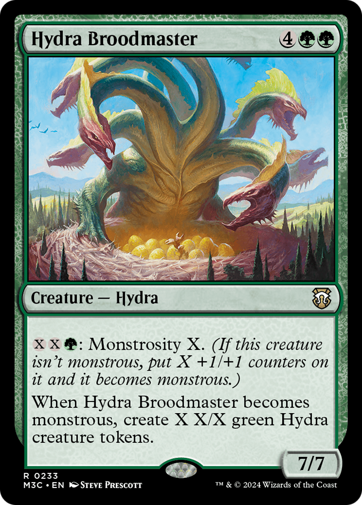 Hydra Broodmaster (M3C-233) - Modern Horizons 3 Commander Ripple Foil