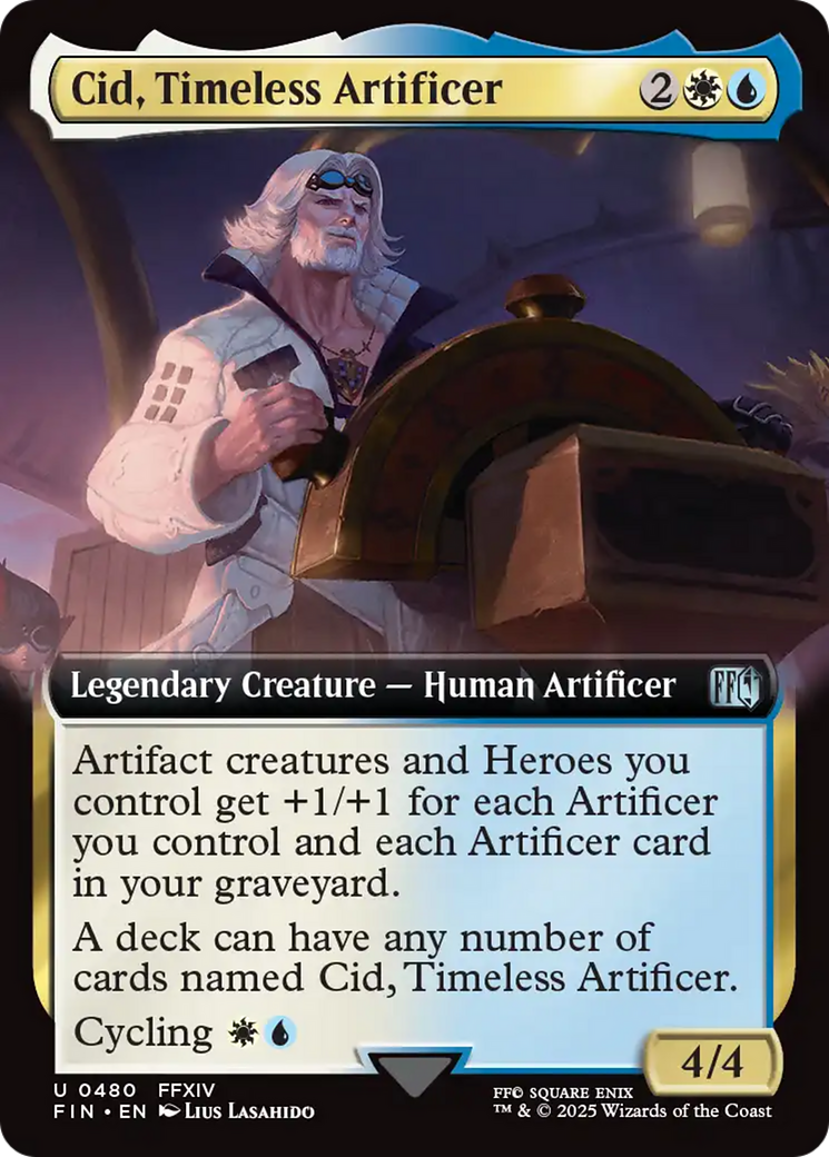 Cid, Timeless Artificer (Extended Art) (480) (FIN)