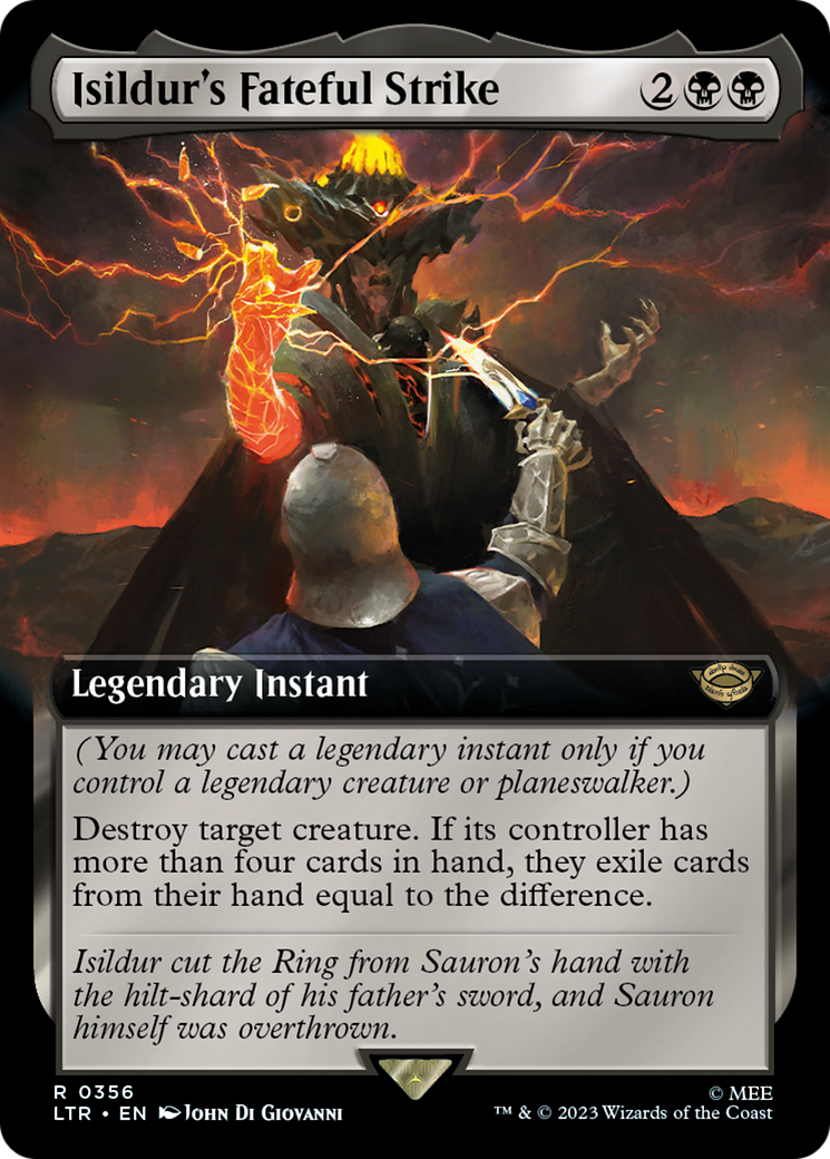 Isildur's Fateful Strike (Extended Art) (356) (LTR)