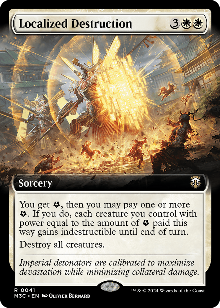 Localized Destruction (Extended Art) (M3C-041) - Modern Horizons 3 Commander: (Extended Art) Foil