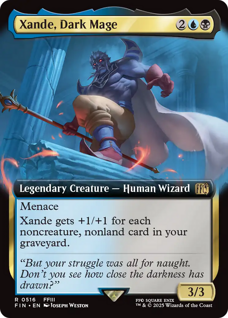 Xande, Dark Mage (Extended Art) (516) (FIN)