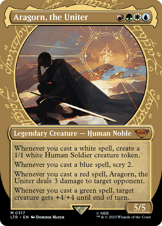 Aragorn, the Uniter (Showcase) (317) (LTR)