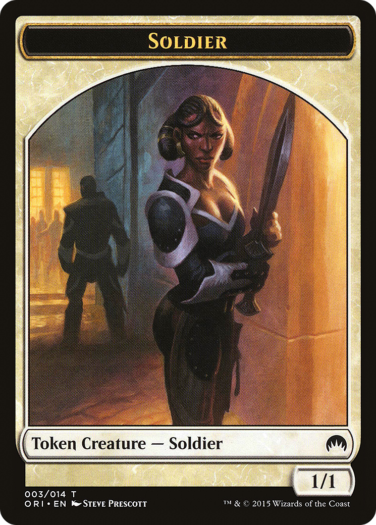 Soldier Token (3) (ORI)