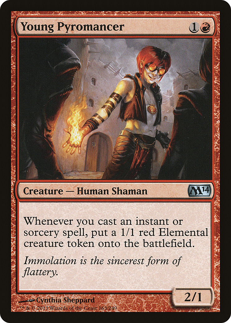 Young Pyromancer (163) (M14)
