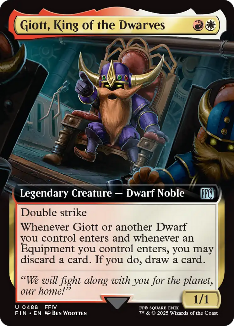 Giott, King of the Dwarves (Extended Art) (488) (FIN)