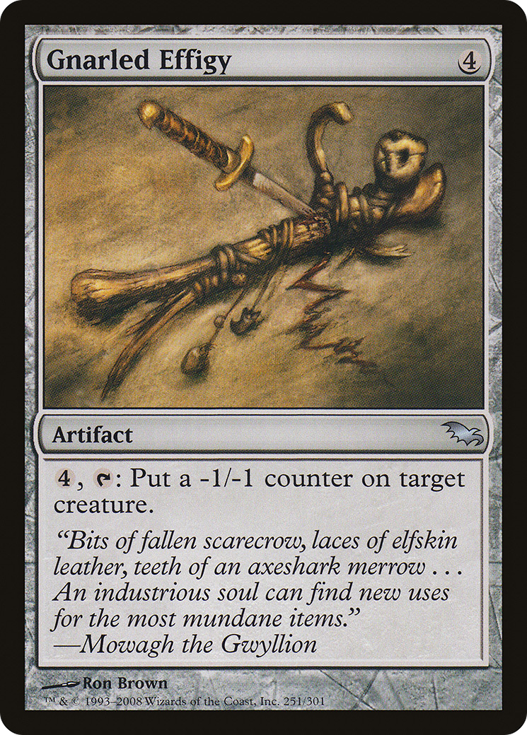 Gnarled Effigy (SHM-251) - Shadowmoor
