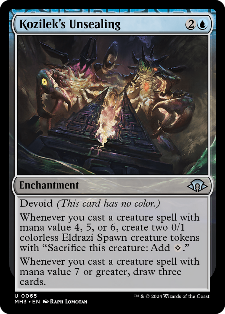 Kozilek's Unsealing (65) (MH3)