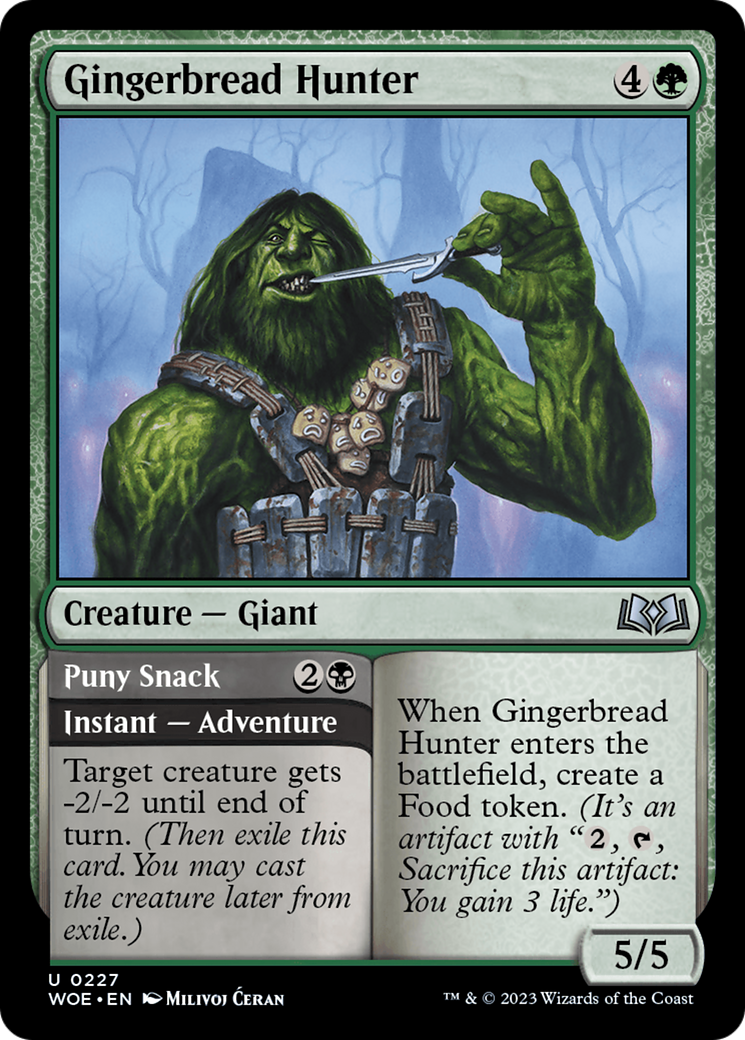 Gingerbread Hunter (WOE-227) - Wilds of Eldraine Foil