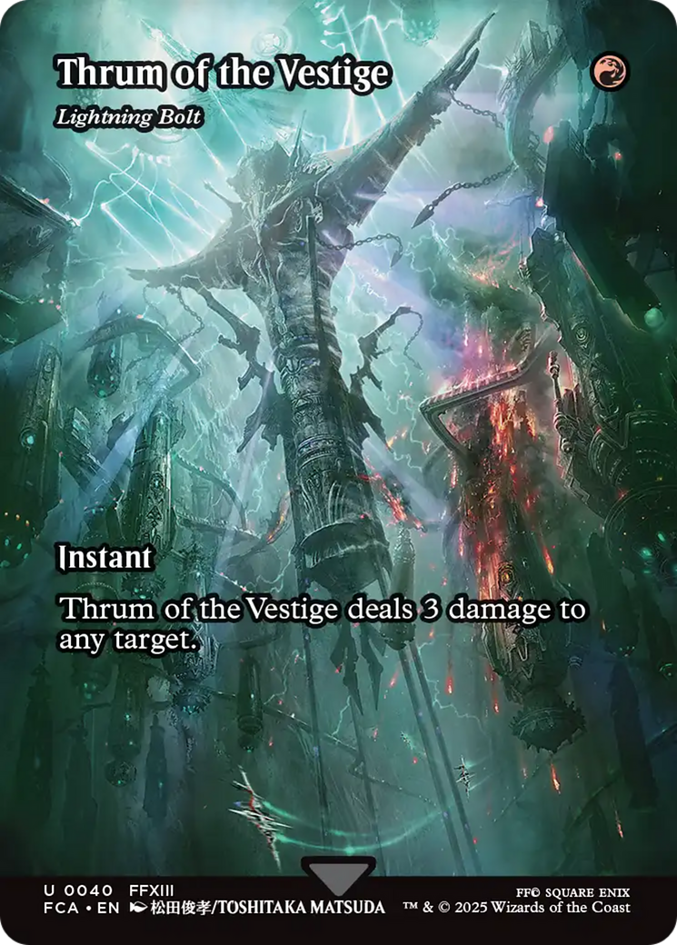 Thrum of the Vestige - Lightning Bolt (Showcase) (40) (FCA)