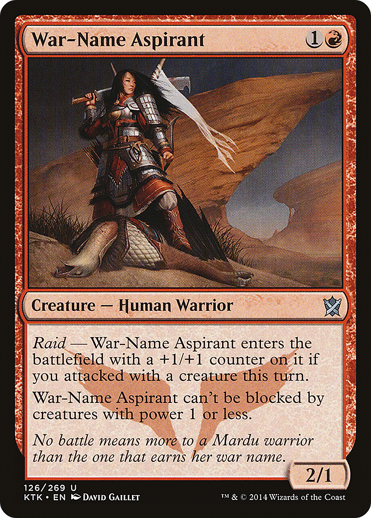 War-Name Aspirant (126) (KTK)