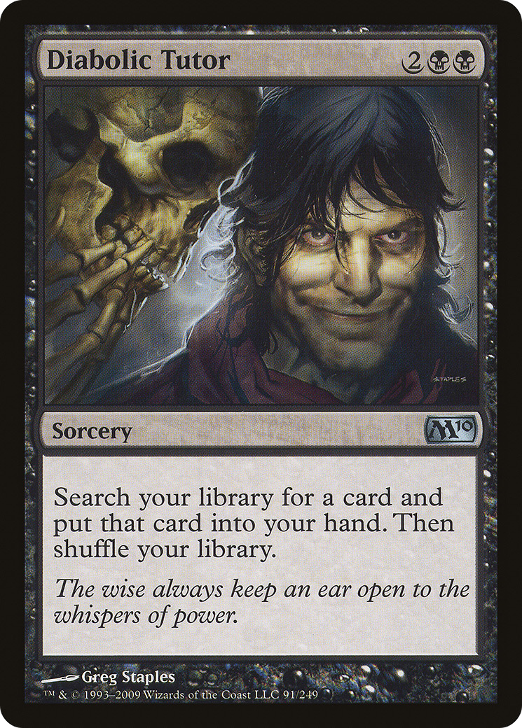 Diabolic Tutor (91) (M10)