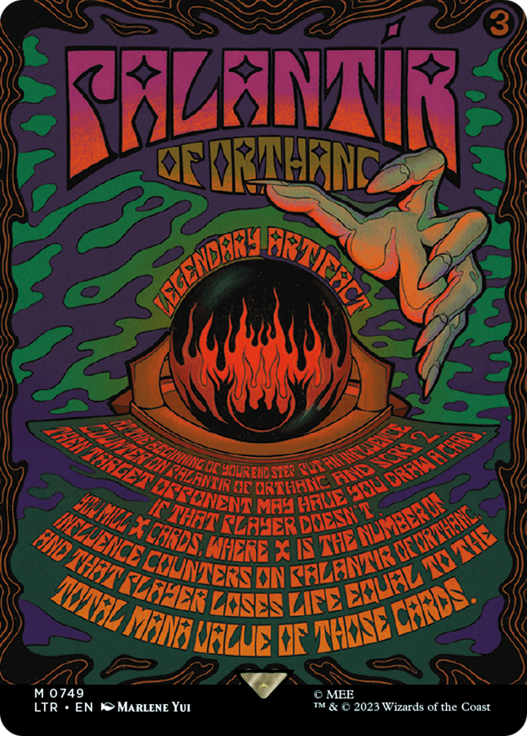 Palantir of Orthanc (Borderless Poster) (749) (LTR)