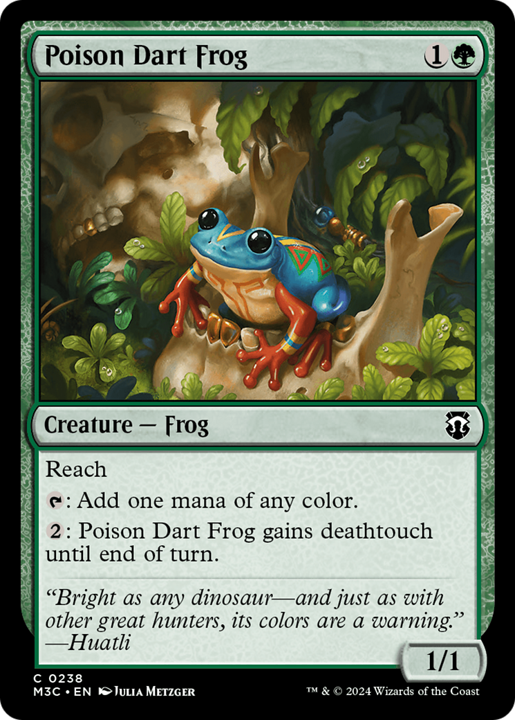 Poison Dart Frog (M3C-238) - Modern Horizons 3 Commander Ripple Foil