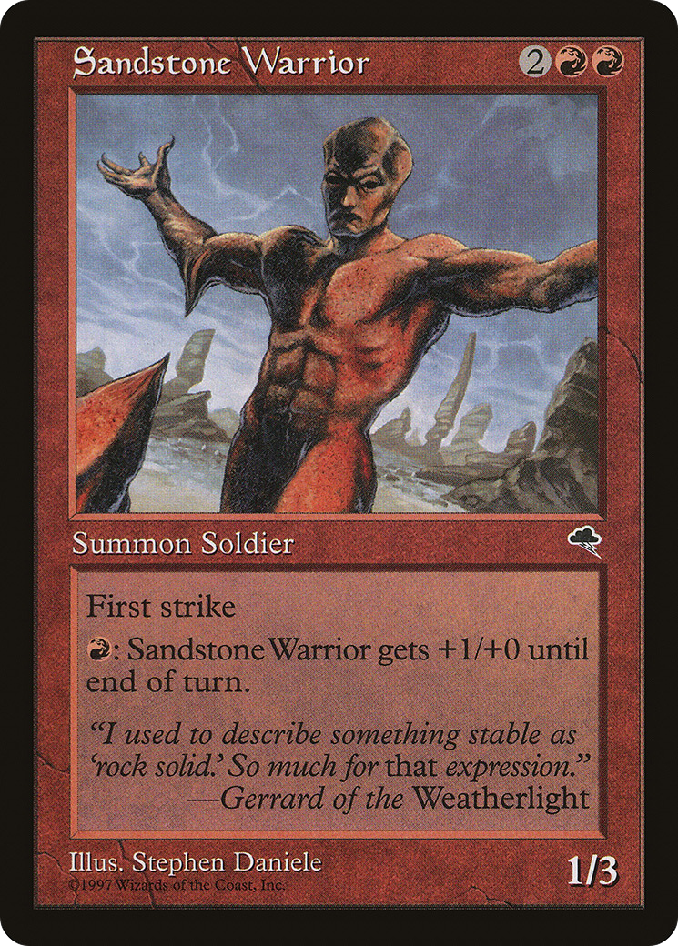 Sandstone Warrior (199) (TMP)