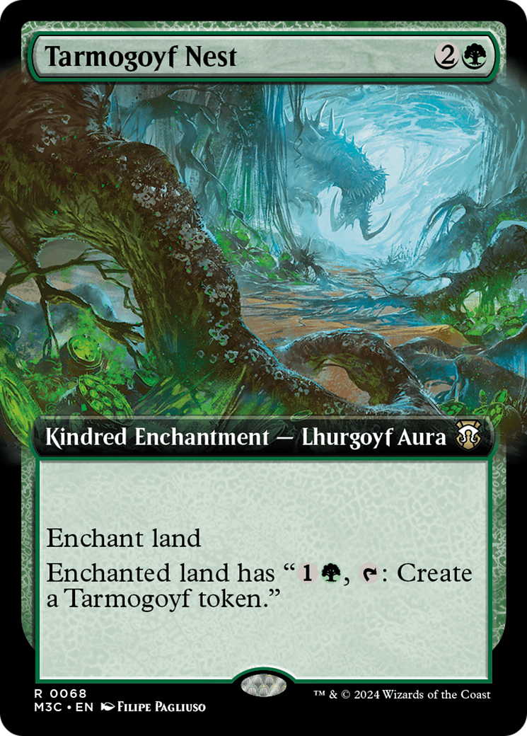 Tarmogoyf Nest (Extended Art) (M3C-068) - Modern Horizons 3 Commander: (Extended Art) Foil