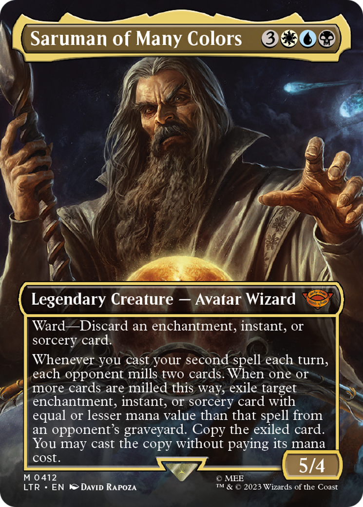 Saruman of Many Colors (Borderless) (412) (LTR)