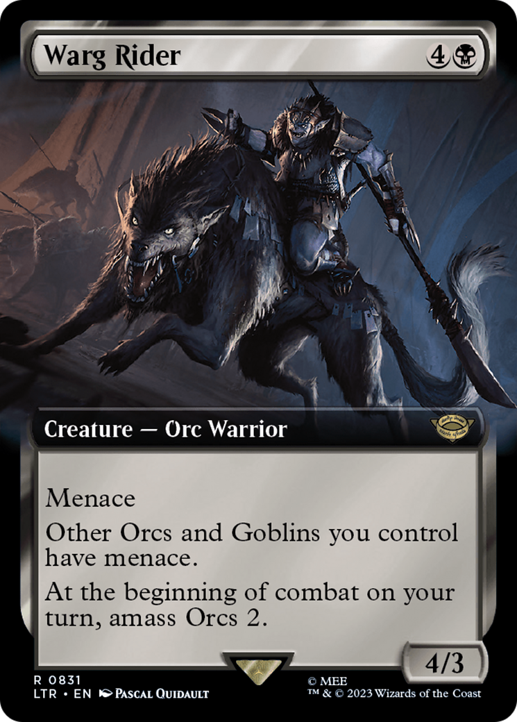 Warg Rider (Extended Art) (831) (LTR)