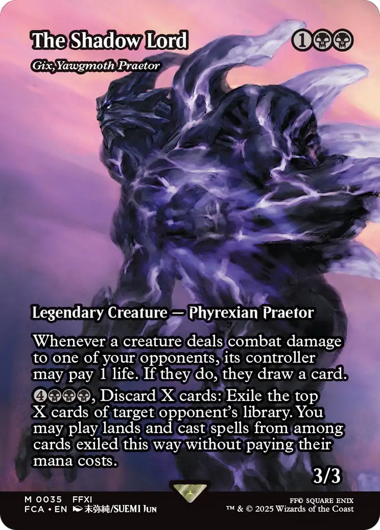 The Shadow Lord - Gix, Yawgmoth Praetor (Showcase) (35) (FCA)