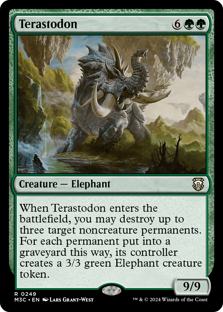 Terastodon (M3C-249) - Modern Horizons 3 Commander Ripple Foil