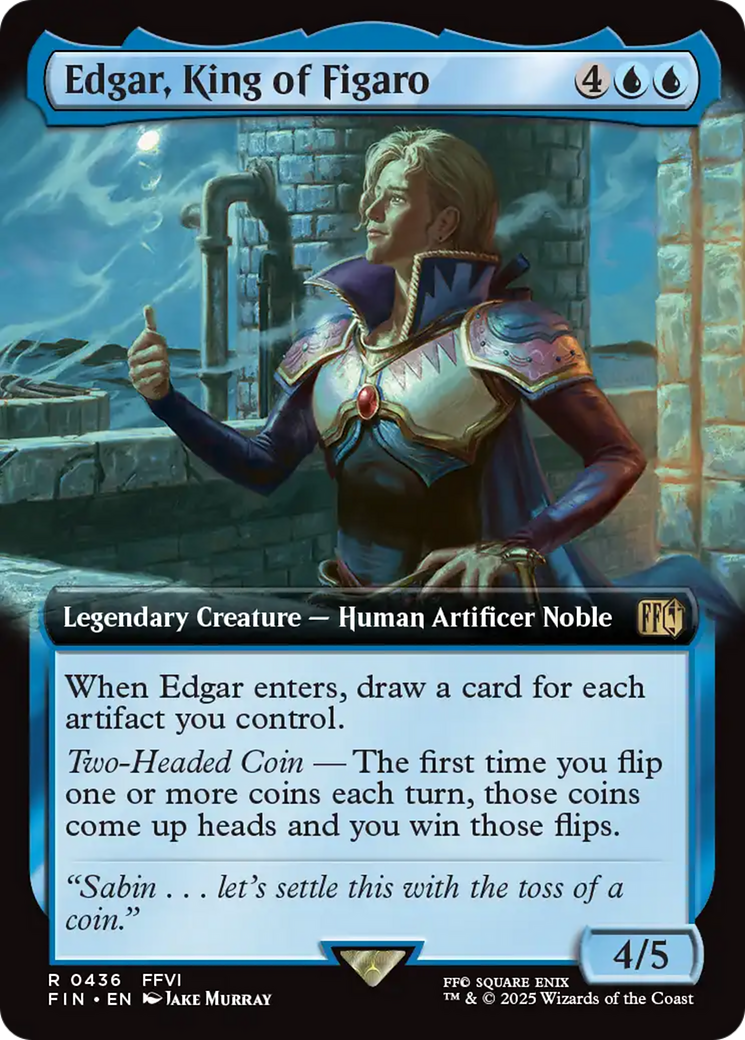 Edgar, King of Figaro (Extended Art) (436) (FIN)