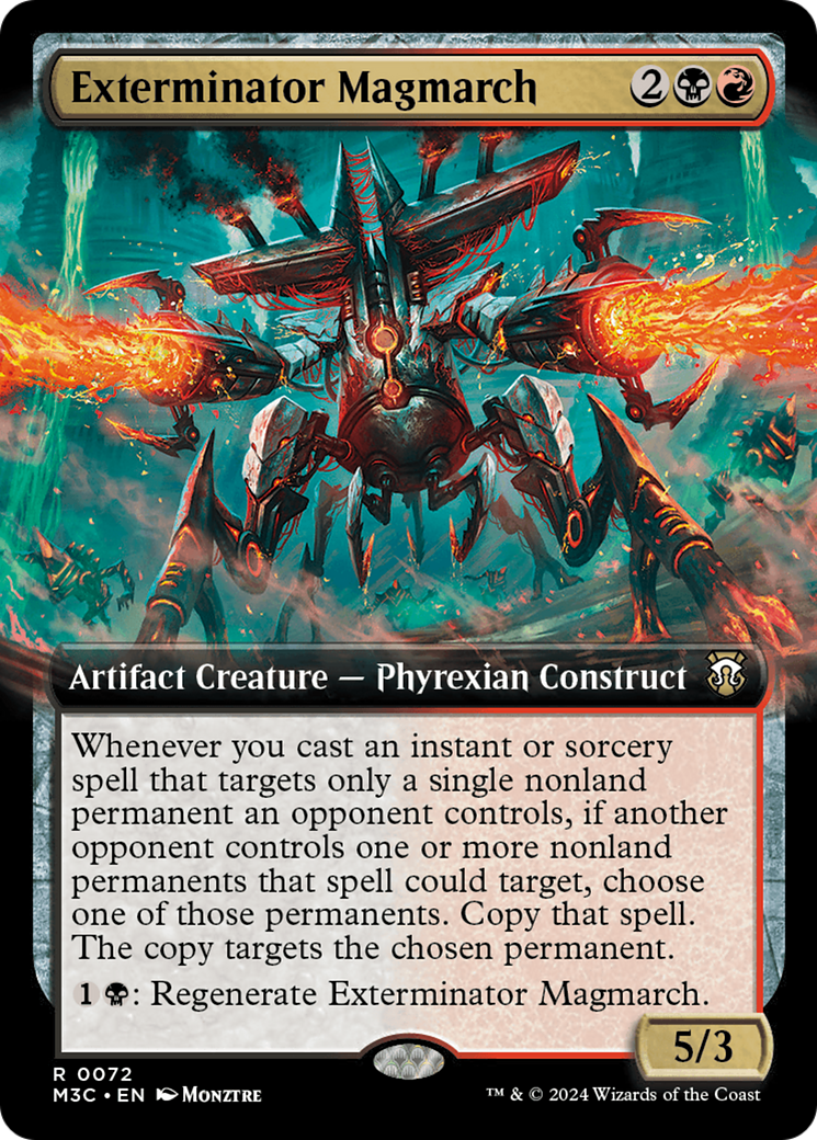 Exterminator Magmarch (Extended Art) (M3C-072) - Modern Horizons 3 Commander: (Extended Art) Foil