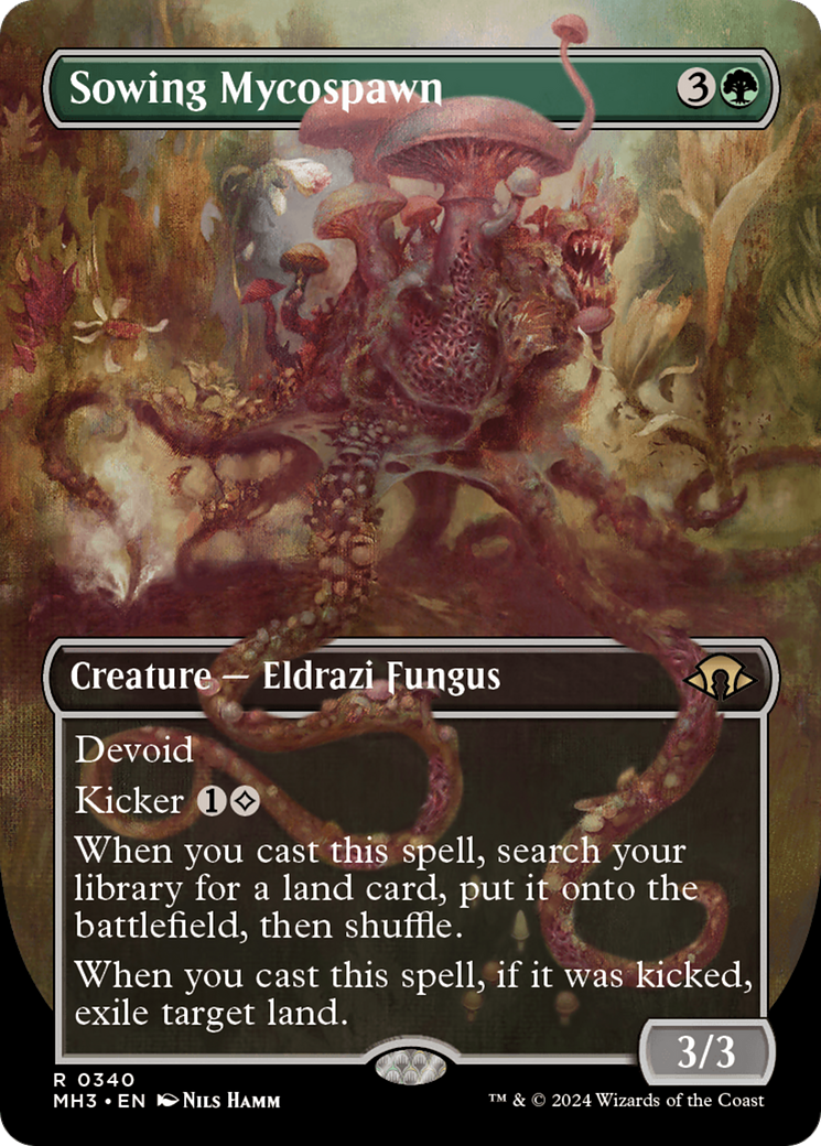 Sowing Mycospawn (Borderless) (340) (MH3)