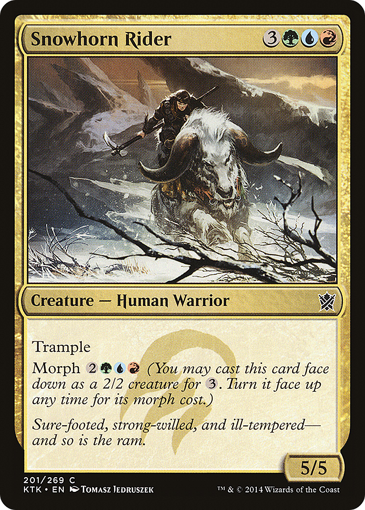Snowhorn Rider (201) (KTK)