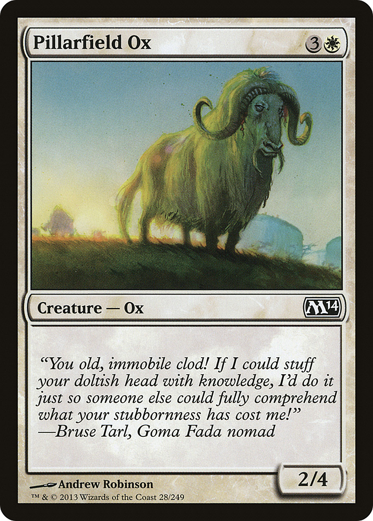 Pillarfield Ox (28) (M14)