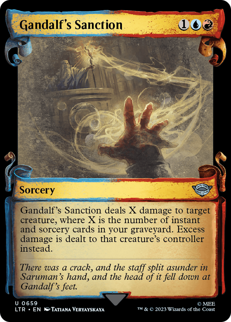Gandalf's Sanction (Showcase Scrolls) (659) (LTR)