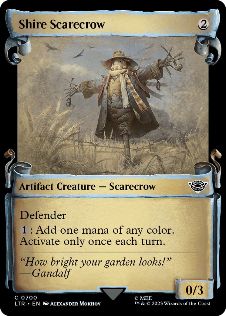 Shire Scarecrow (Showcase Scrolls) (700) (LTR)