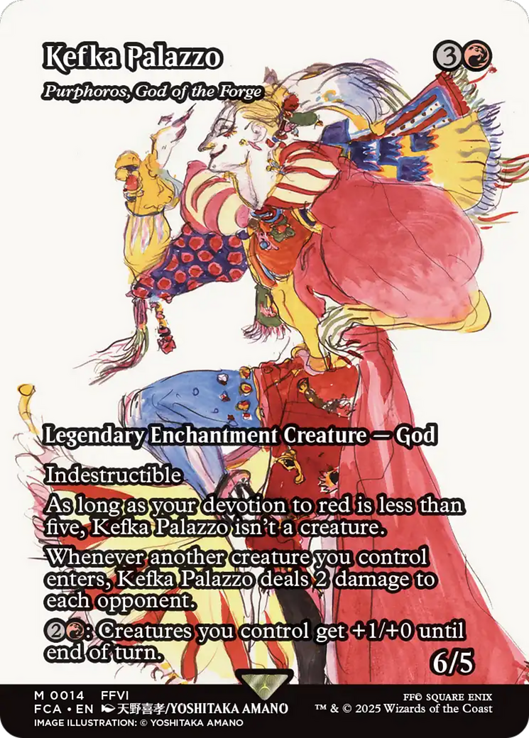 Kefka Palazzo - Purphoros, God of the Forge (Showcase) (14) (FCA)