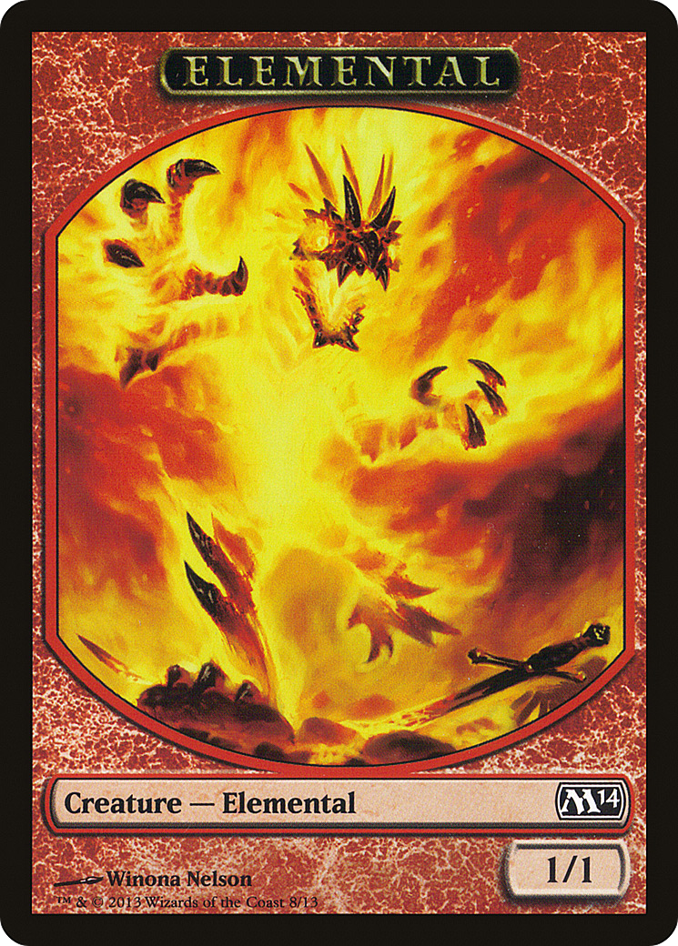 Elemental Token (8) (8) (M14)