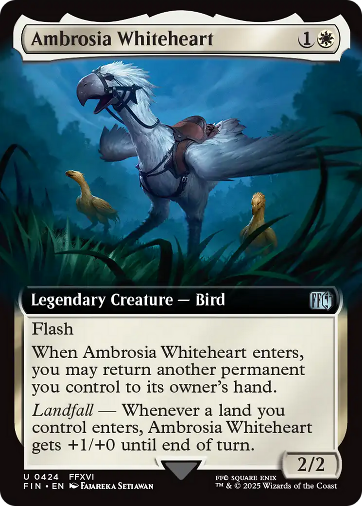 Ambrosia Whiteheart (Extended Art) (424) (FIN)