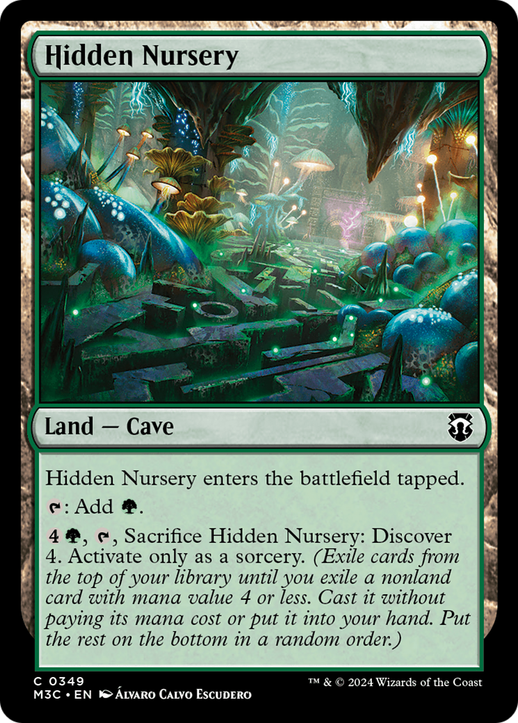 Hidden Nursery (M3C-349) - Modern Horizons 3 Commander Ripple Foil