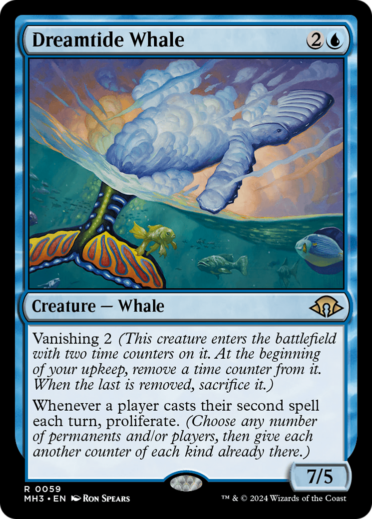 Dreamtide Whale (59) (MH3)