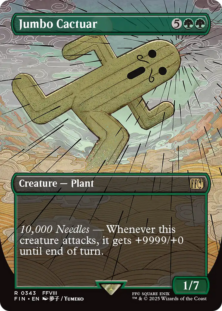 Jumbo Cactuar (Borderless) (343) (FIN)