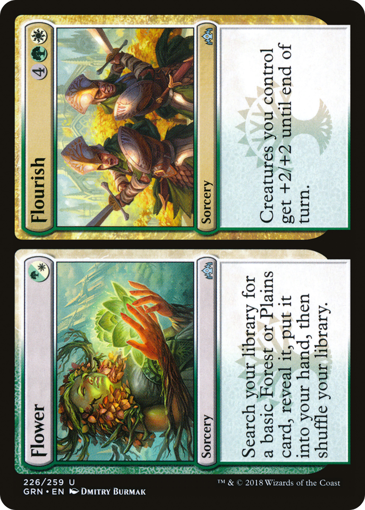 Flower // Flourish (GRN-226) - Guilds of Ravnica