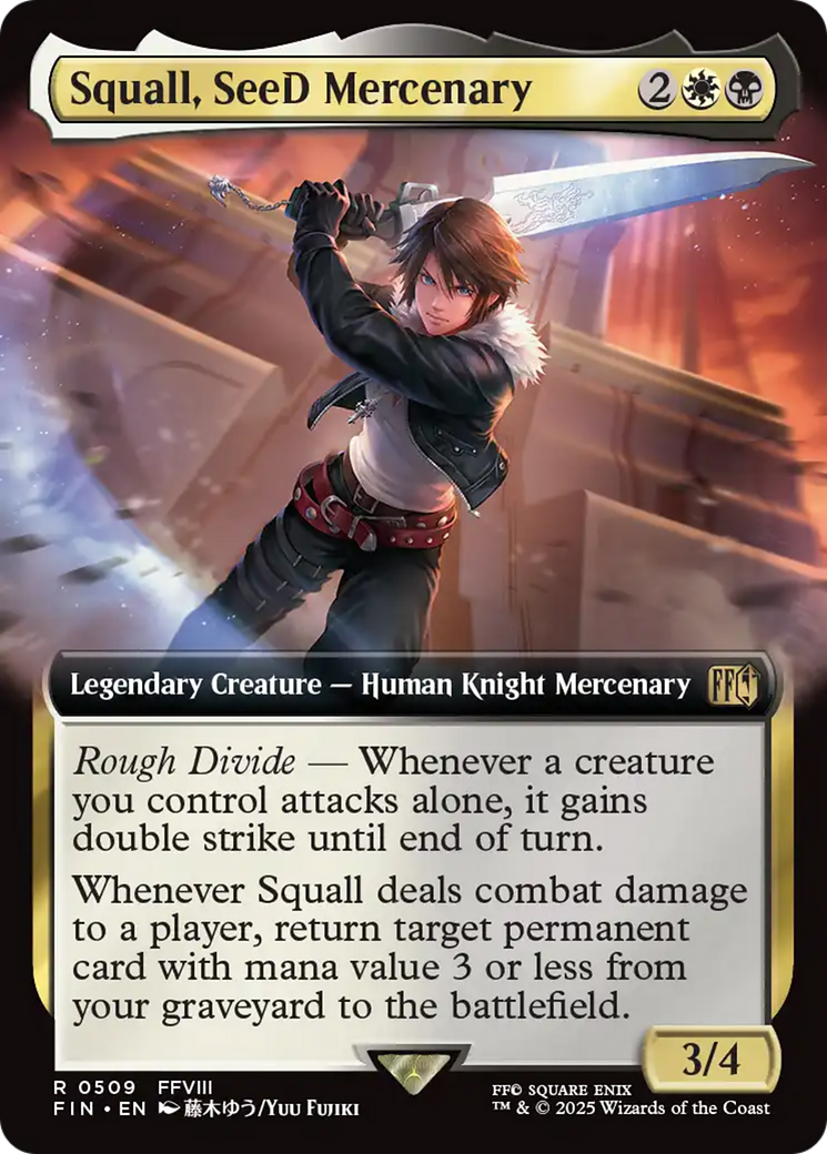Squall, SeeD Mercenary (Extended Art) (509) (FIN)